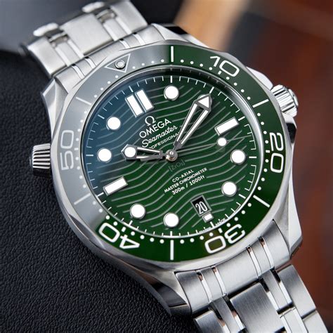 new omega seamaster green|omega seamaster diver green review.